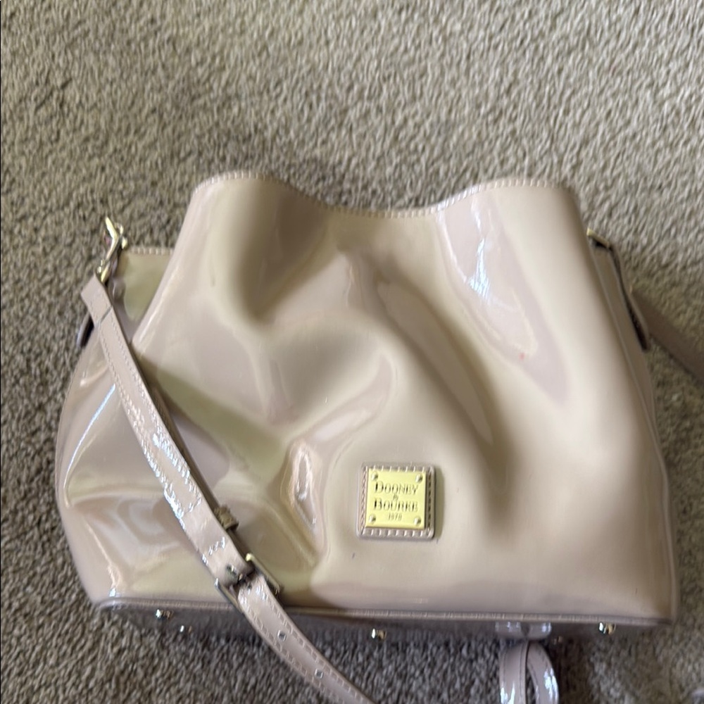 Dooney & Bourke Cream Slouchy Shoulder Bag